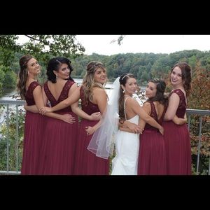 David’s bridal bridesmaid dress